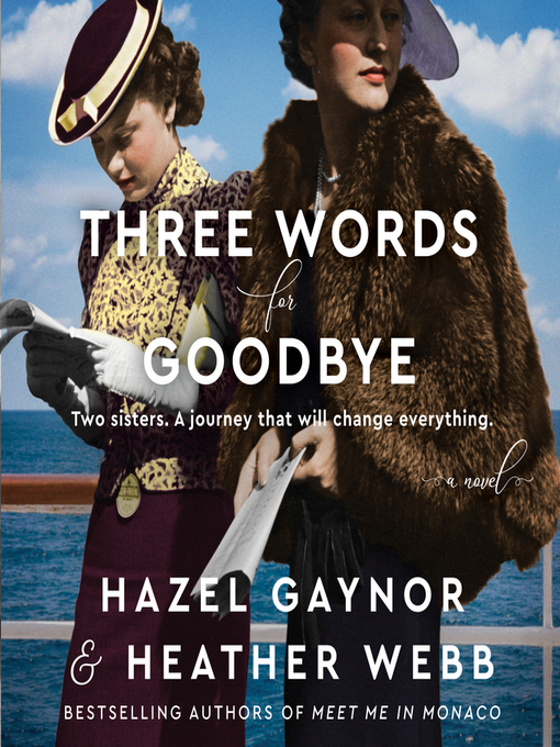 Cover image for Three Words for Goodbye